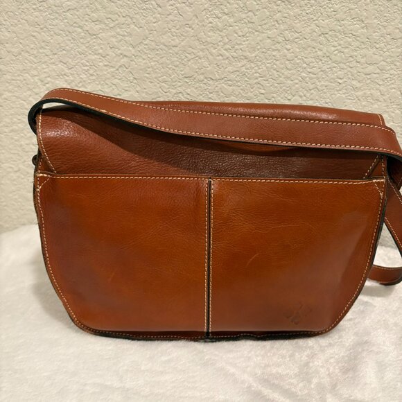 Patricia Nash Braidi Leather Crossbody Bag with Tooled Rose Design on the Flap - Picture 6 of 14